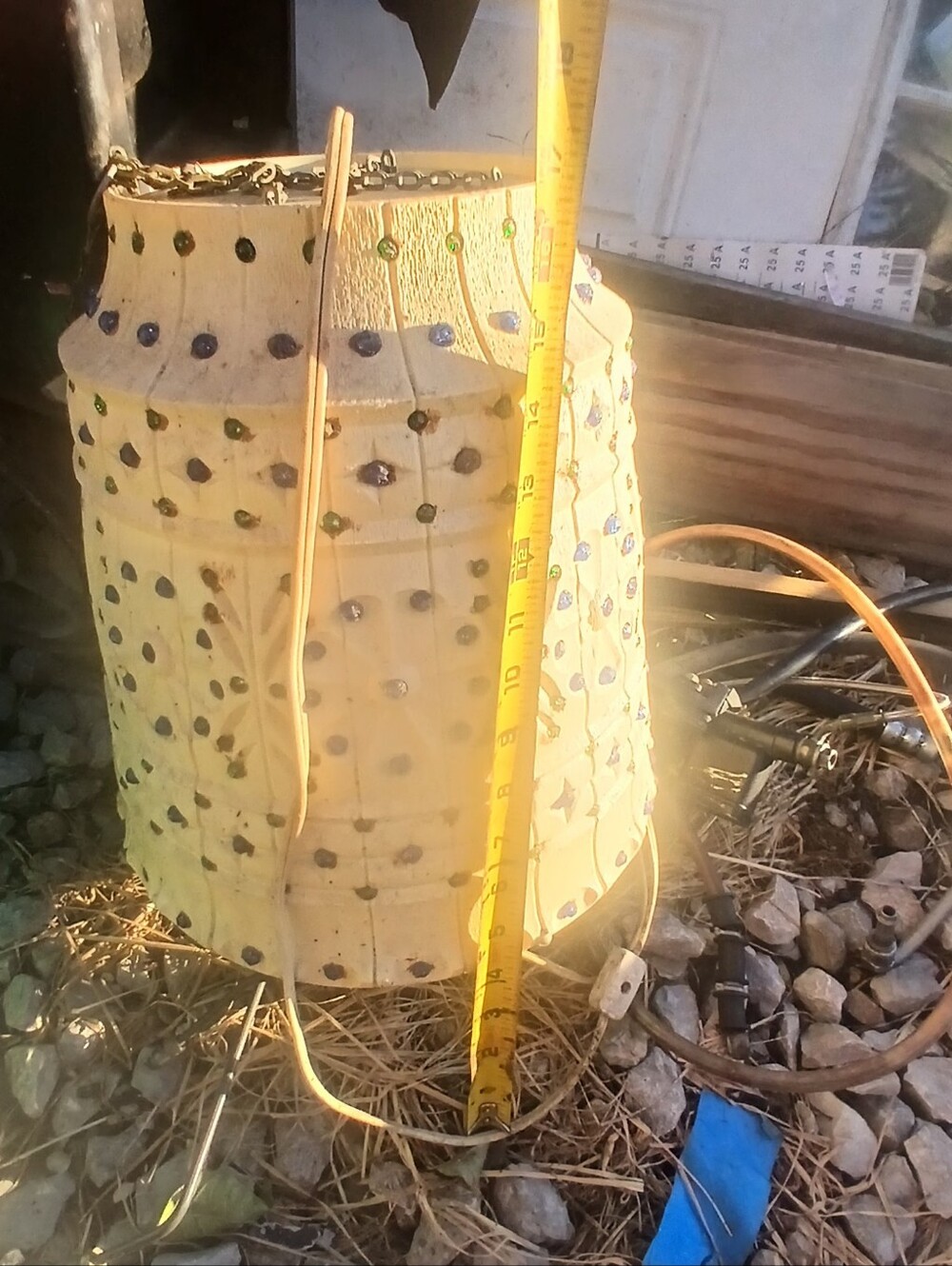 Hanging Swag Lamp Vintage